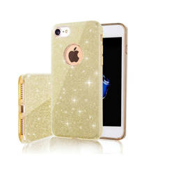 Nakładka Glitter 3in1 do iPhone X / XS złota