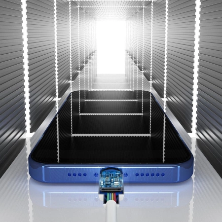 Baseus 2x kabel USB - Lightning szybkie ładowanie Power Delivery 1,5 m biały (TZCALZJ-02)