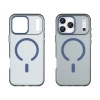 Etui Magnetic Abrasive na iPhone 17 Pro Max kompatybilne z MagSafe - matowe niebieskie