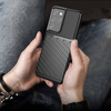 Thunder Case elastyczne pancerne etui pokrowiec Samsung Galaxy S22 Ultra czarny