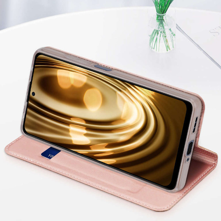 Dux Ducis Skin Pro Hülle für Xiaomi Redmi Note 12 Pro+ Flip Cover Card Wallet Stand Blau