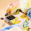 Kingxbar Blossom etui ozdobione oryginalnymi Kryształami Swarovskiego iPhone 11 Pro wielokolorowy (Orchid)