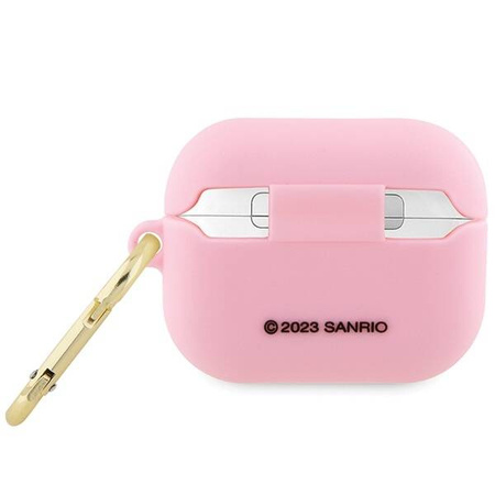 Hello Kitty Silikon 3D Kitty Head Hülle für AirPods Pro – Rosa