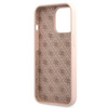Guess GUHMP13XLSLMGLP iPhone 13 Pro Max 6,7 &quot;light pink / light pink hardcase Silicone Script Gold Logo Magsafe