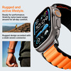 SPIGEN WBF1 BAND APPLE WATCH 6 / 7 / 8 / 9 / 10 / SE / ULTRA 1 / 2 (44 / 45 / 46 / 49 MM) BLACK/ORANGE
