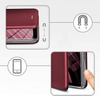 Etui IPHONE 11 portfel z klapką skóra ekologiczna Flip Elegance burgundowe