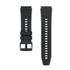 Silikonarmband für Huawei Watch GT 2 / 3 / 4 / 2 Pro / 3 Pro / 4 Pro / GT 2e - Schwarz