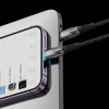 Kabel der Baseus Glimmer-Serie mit Schnellladefunktion USB-C - Lightning 480 Mb/s PD 20 W 1 m weiß