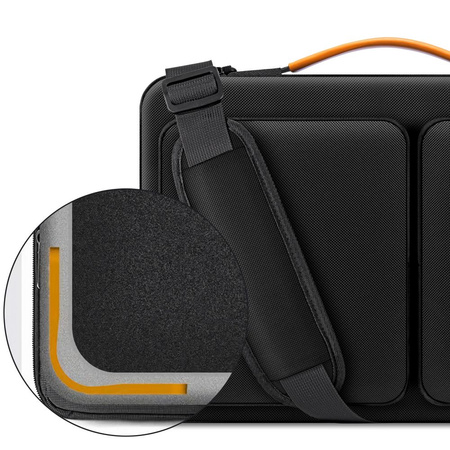 TECH-PROTECT DEFENDER BAG LAPTOP 13-14 BLACK/ORANGE