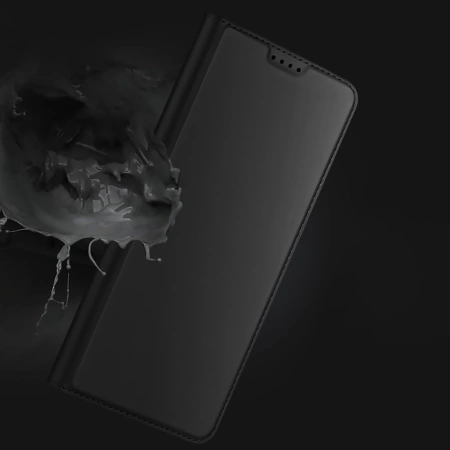 Etui Dux Ducis Skin Pro na Samsung Galaxy S25 Edge z klapką i miejscem na kartę - czarne