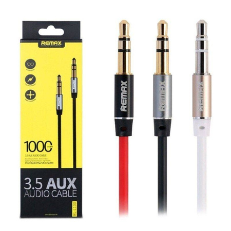 REMAX kabel aux mini jack 1m czarny