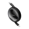 Baseus Free2Pull einziehbares USB-C/ Lightning -Kabel 20 W 1 m – schwarz