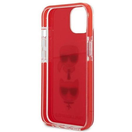 Karl Lagerfeld KLHCP13STPE2TR iPhone 13 mini 5,4" hardcase czerwony/red Karl&Choupette Head