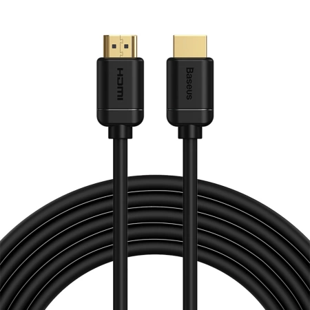 Baseus kabel przewód HDMI 2.0 4K 30 Hz 3D HDR 18 Gbps 5 m czarny (CAKGQ-D01)