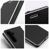 Kabura LUNA Book Carbon do HUAWEI P30 Lite czarny