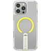 Etui Skinarma Helix do iPhone 16 Pro      Magnetic Charging 360 Rotating Stand przezroczysty