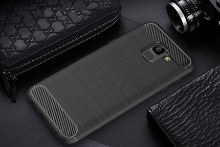 Schutzhülle SAMSUNG GALAXY J6 2018 Nexeri Carbon Gepanzerter schwarz