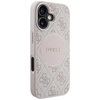 Original Case IPHONE 16 Guess 4G Circle Classic Logo MagSafe pink