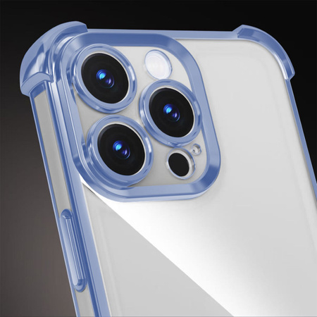 Nakładka Anti Shock Chrome do iPhone 16e niebieska