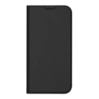 Etui Dux Ducis Skin Pro na iPhone 16 z klapką i miejscem na kartę - czarne