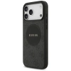 Guess 4G Circle Classic Logo MagSafe Hülle für iPhone 17 Pro Max - Schwarz