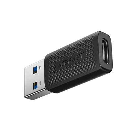 Adapter Acefast J2 USB-C 3.0 (żeński) do USB-A 3.0 (męski) 5Gb/s - czarny