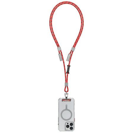 Uniwersalna smycz do telefonu kabel 2w1  Skinarma Dyno Ve USB-C/USB-C czerwony