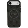Guess 4G Ring Classic Logo MagSafe Hülle für iPhone 17 Air - Schwarz