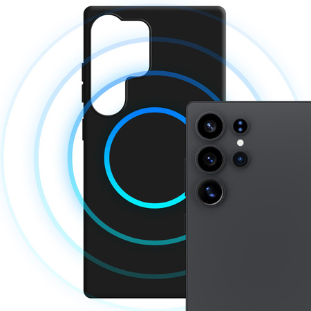 Samsung Galaxy S25 Ultra - 3mk Hardy MagSilicone Black