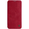 Nillkin Qin skórzana kabura etui iPhone 12 mini czerwony