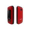 TELEFON GSM MOBIOLA  KLAPKĄ CZERWONY TLEFON DLA SENIORA MB610 2G