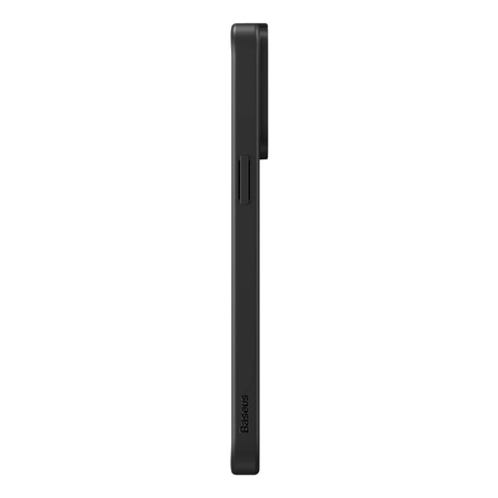 Gepanzerte Hülle für iPhone 14 Pro kompatibel mit MagSafe Baseus Kunstfaser-Hartglas – Schwarz