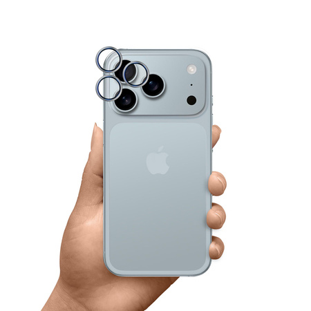 Apple iPhone 17 Pro /17 Pro Max- HARDY Lens Protection Pro  Titanium Gray