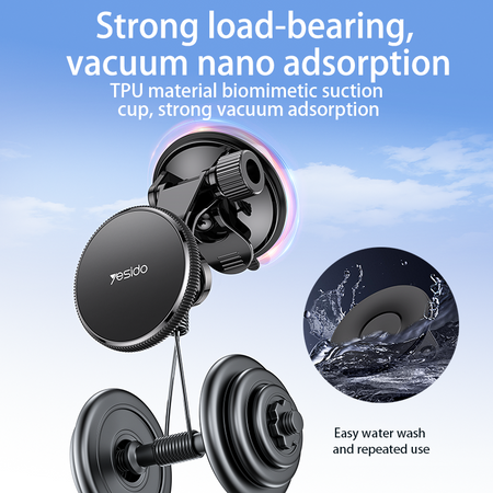 Yesido Uchwyt samochodowy magnetyczny C177 do deski czarny