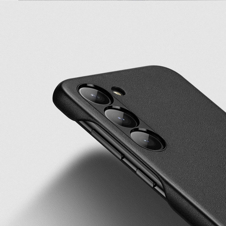 Dux Ducis Grit Hülle für Samsung Galaxy S23+ elegante Hülle aus Kunstleder MagSafe schwarz