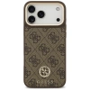 Guess 4G Strass Logo MagSafe Case für iPhone 17 Pro Max - Braun