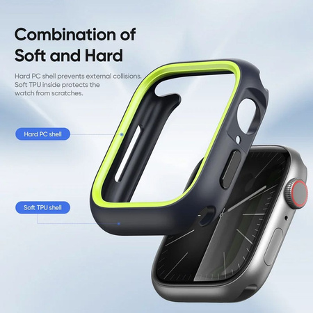 DUX DUCIS futerał BAMO do Apple Watch serii 10 46 mm czarno zielony