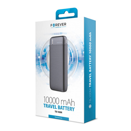Forever powerbank 10000 mAh TB-100M czarny