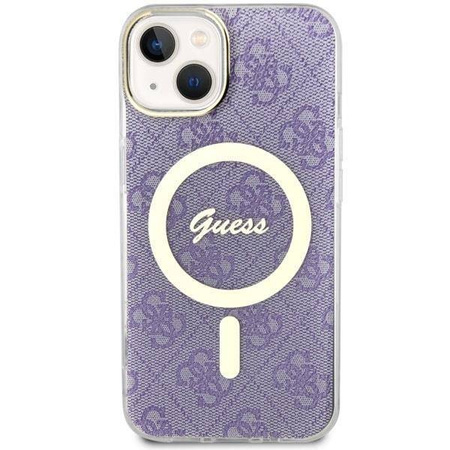 Guess GUHMP14MH4STU iPhone 14 Plus 6.7" purple/purple hardcase 4G MagSafe