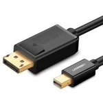 Mini DisplayPort cable - DisplayPort UGREEN 4K 1.5m (black)