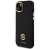 Oryginalne Etui APPLE IPHONE 15 PLUS Guess Hardcase Silicone Logo Strass 4G (GUHCP15M4DGPK) czarne