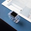 Silikonowa opaska pasek bransoleta bransoletka etui Strap Light Set do zegarka Apple Watch 44 mm - niebieska