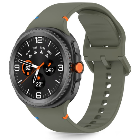 TECH-PROTECT SILICONE SAMSUNG GALAXY WATCH 8 / CLASSIC (40 / 44 / 46 MM) ARMY GREEN