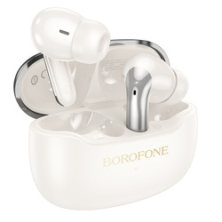 Borofone Słuchawki Bluetooth TWS FQ1 Plus Shine ANC+ENC białe