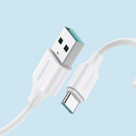 Joyroom kabel do ładowania / transmisji danych USB - USB Typ C 3A 1m czarny (S-UC027A9)