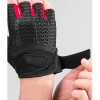 Rockbros S169BR XL Fahrradhandschuhe mit Gel-Einsätzen – Schwarz und Rot