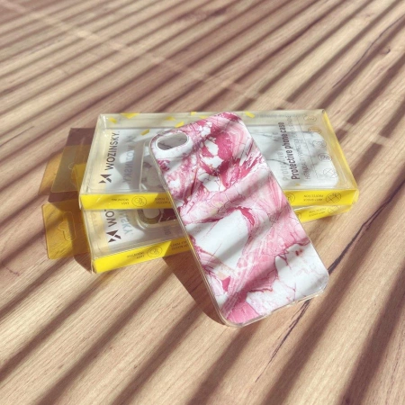 Wozinsky Marble żelowe etui pokrowiec marmur Samsung Galaxy S21+ 5G (S21 Plus 5G) czarny