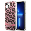 Case IPHONE 13 MINI Guess Hardcase Leopard (GUHCP13SHSLEOP) pink
