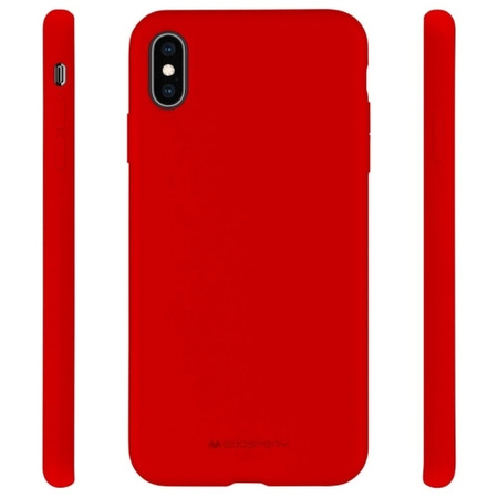 MERCURY SILICONE CASE IPHONE 14 PLUS (6.7), RED / CZERWONY