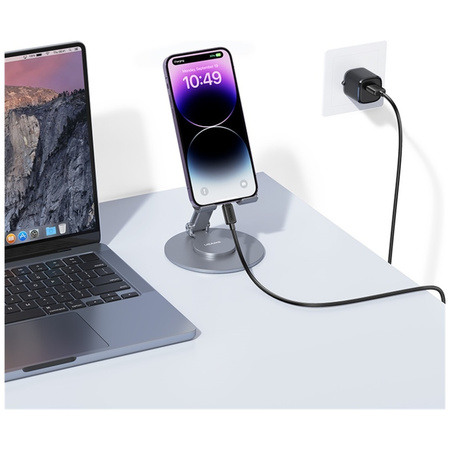 Kabel USAMS KY Series US-SJ689 2.4A      USB-A do Lightning 1m czarny